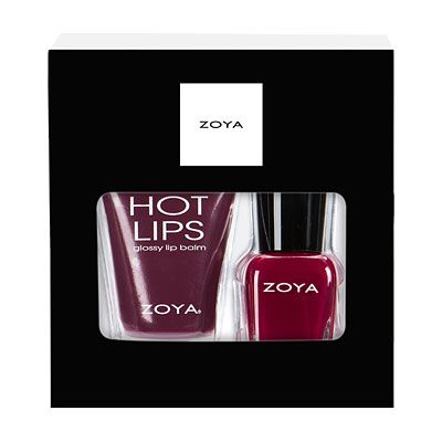 ZOYA Holiday Seasons Greeting - подарочный набор лак + блеск для губ, фото 1