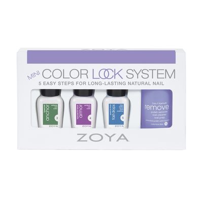 Zoya Mini Color Lock System - набор минисредств д/закрепления лака 4шт, фото 5